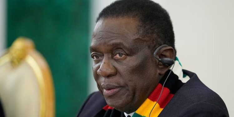 Zimbabwe's President, Emmerson Mnangagwa