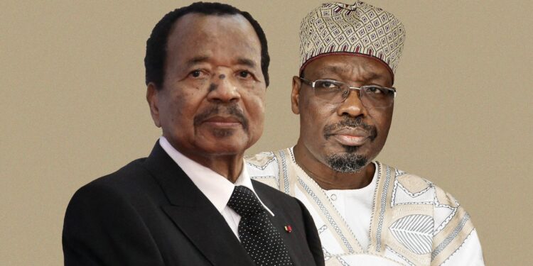 President Paul Biya and opposition candidate, Issa Tchiroma Bakary