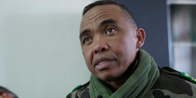 Madagascar's coup leader, Michael Randrianirina