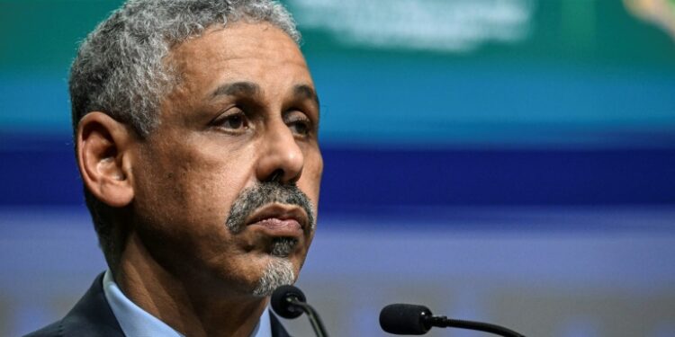 AfDB President, Dr. Sidi Ould Tah. CREDIT: AFP/File SAUL LOEB
