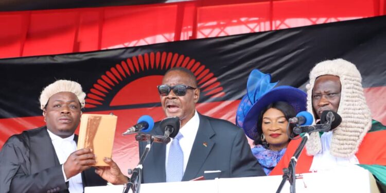 Peter Mutharika takes oath of office on Saturday, Oct 4, 2025