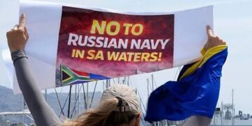 Ukrainians Protest Inclusion Of Russia In South Africa’s Military Drill