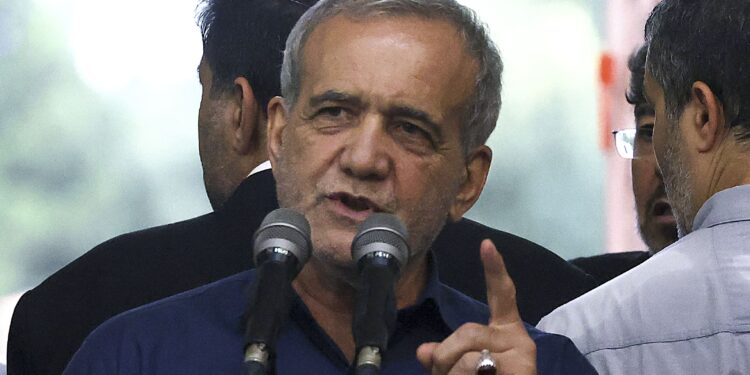 Iranian President Masoud Pezeshkian