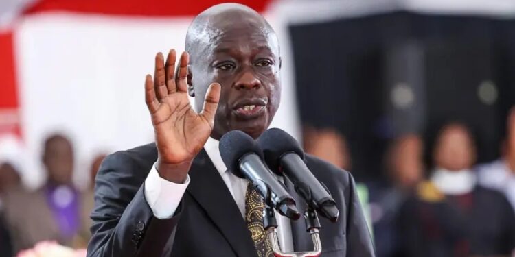 Kenya's former Deputy President, Rigathi Gachagua