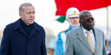 Nigeria’s Tinubu Falls During Reception In Türkiye