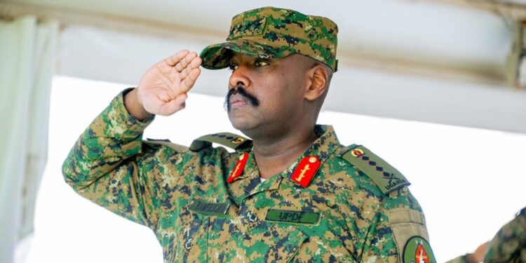 Uganda's army chief, Gen. Muhoozi Kainerugaba