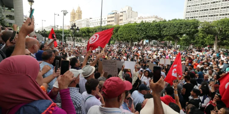 One of previous demonstrations demanding halting all activities at the fertilizer factory - EPA