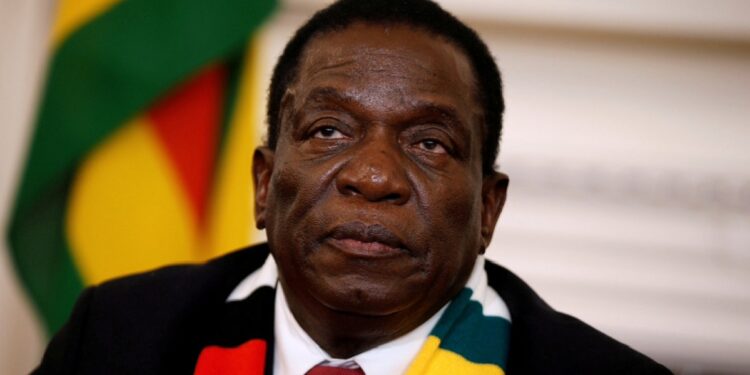 Zimbabwe's President, Emmerson Mnangagwa
