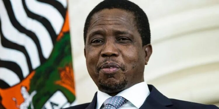 Former Zambia's President, Edgar Lungu