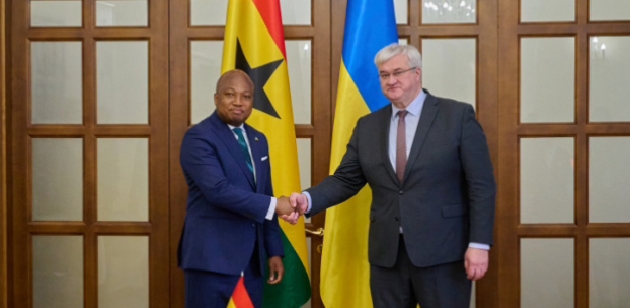 Ghana’s FM Visits Ukraine, Seeks Release Of Nationals Held As PoW