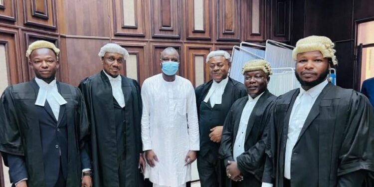 Abba Kyari and his legal team