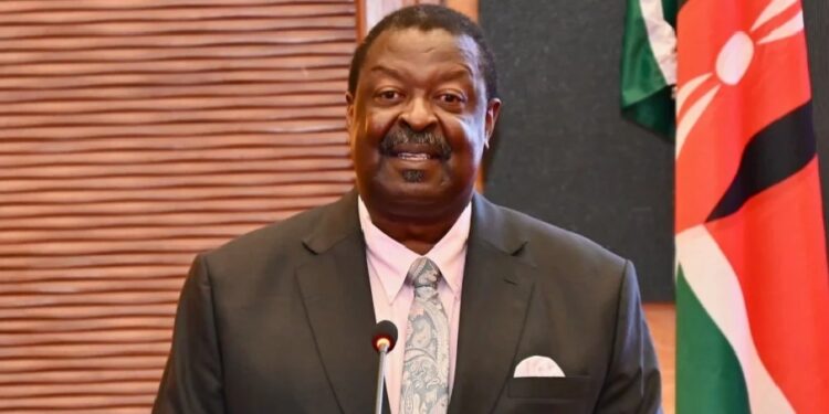 Kenya's Foreign Minister Musalia Mudavadi