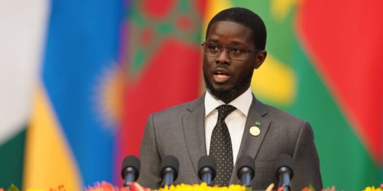Senegalese President Bassirou Diomaye Faye