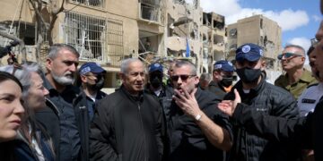 Netanyahu Visit Site Hit By Iranian Missile, Vows To Go After Regime Leaders