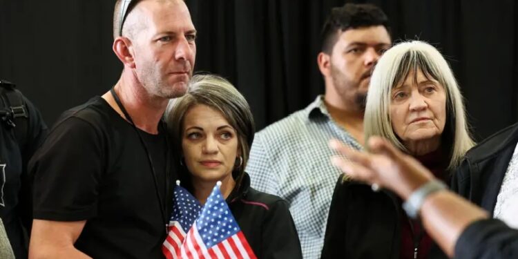 The first group of white South Africans granted refugee status arrived in the US in May last year