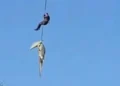 SA: Policeman Lowered Into Crocodile-Infested River To Recover Human Body