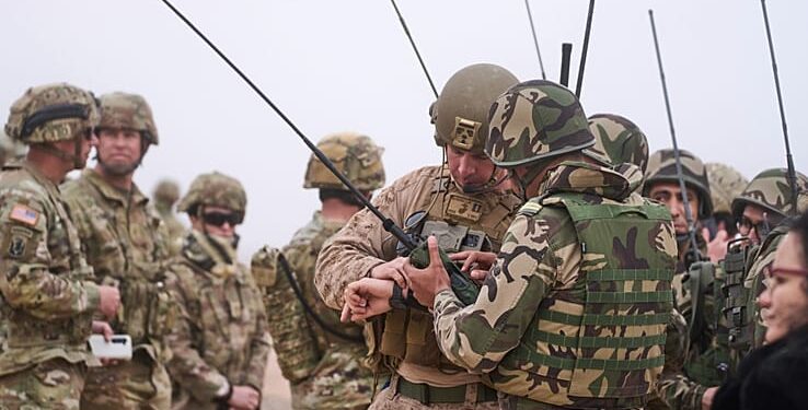 US and Morocco military forces take part in the 21st edition of the African Lion military exercise, in Tantan,Morocco, 23 May 2025