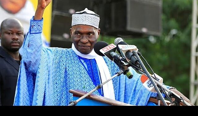 Former Senegalese President Abdoulaye Wade
