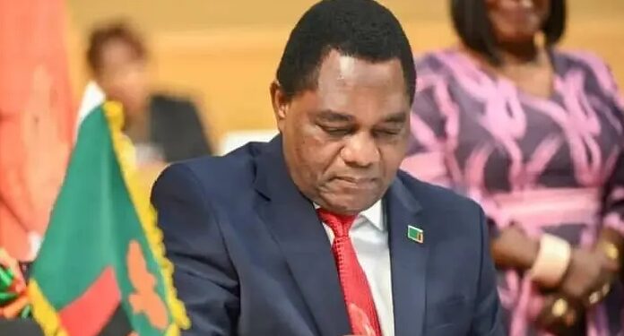 Zimbabwe's President, Hakainde Hichilema