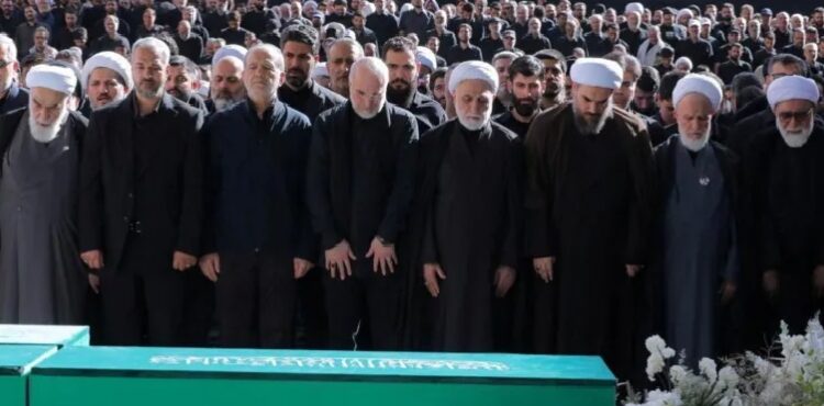 Leaders including Iranian President Masoud Pezeshkian were in attendance for the former supreme leader's funeral, but Mojtaba Khamenei was absent