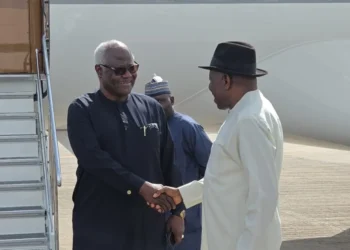 Jonathan Bids Koroma Farewell As Ex-Sierra Leone President Returns Home